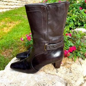Cole Haan, Janna Short. Belt. BT, Brown, Boots, Size 7.5